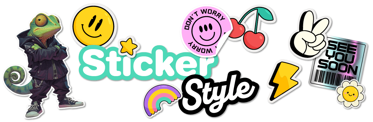 Sticker Style Trend